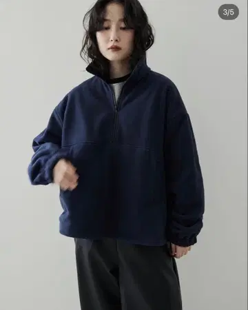 MEER. FLEECE ZIP PULLOVER