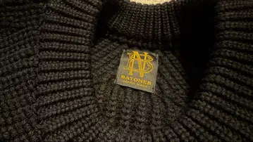 바토너 BATONER 블랙 니트 스웨터