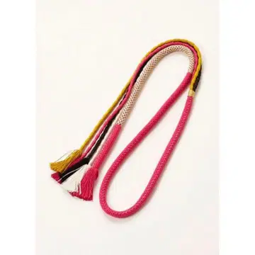 후리후 허리띠 3연 순수 실크 19,800엔 성인식