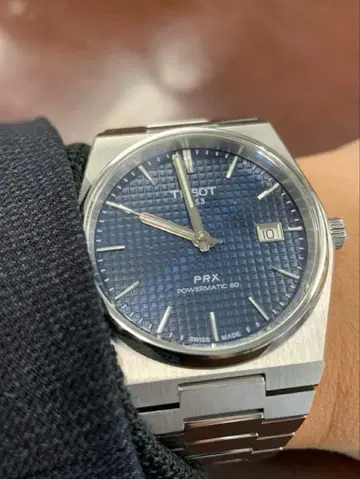 TISSOT PRX 파워매틱 80 케이스 40mm 자동 와인딩