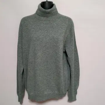 캐시미어 100% 그레이 터틀넥 스웨터 L 사이즈