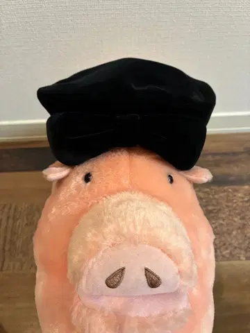 컨디션 최상 MITSUKOSHI 미츠코시 칵테일 햇 모자 블랙 벨벳