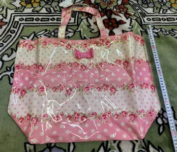 Coquettish*Tiar 코케티쉬 티아라 핑크 꽃무늬 토트백