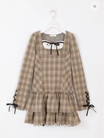 evelyn 핏 로우웨스트 원피스