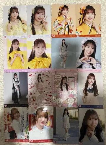 =LOVE 타키와키 쇼 생사진 35장 미니 사진 등 묶음 판매