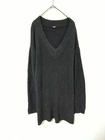 미라 오웬 니트 스웨터 여성용 L 상당 프리 사이즈 린넨 다크 브라운