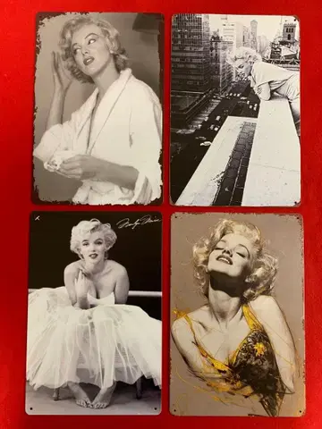 마릴린 먼로 아트 포스터 4장 세트 30X20cm 배송비 포함