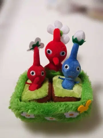 16일까지 가격 인하 피크민 봉제 인형 세트 꽃 포함