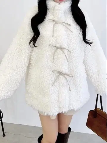 INGNI 리본 탈부착 스탠드 보아 블루종