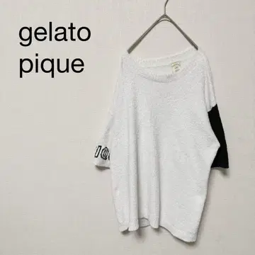 젤라또피케 gelato pique 플리스풍 로고 홈웨어
