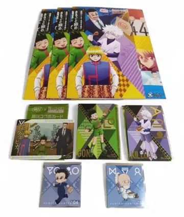 헌터헌터 긴타코 카드 3개 씰 2개 상자 3개