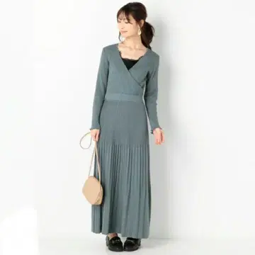 아카이브 라메 카슈쿨 원피스 그린