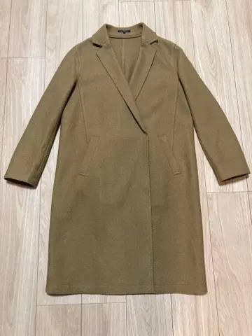 23구 롱 체스터 리버 코트 울 카멜 38