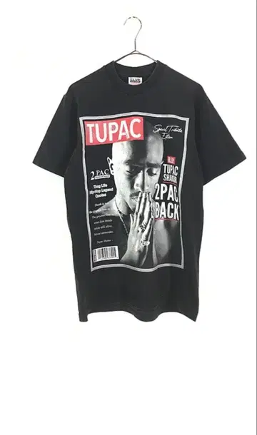 TUPAC 2PAC 백 티셔츠 특별판