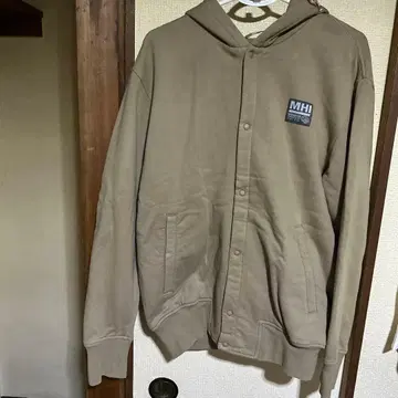 Maharishi Productions 후드 부착 후드티 브라운