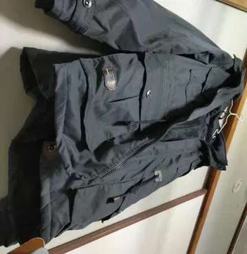 카키 플리스 안감 모즈 코트 밀리터리 코트