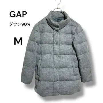 GAP 다운 90% 헤링본 무늬 다운 코트 M 사이즈 따뜻함 착용감 쾌적