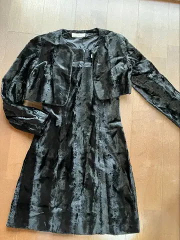 새상품급 아름다운 파티용 앙상블 원피스와 볼레로 구매 가격 5만 엔 정도