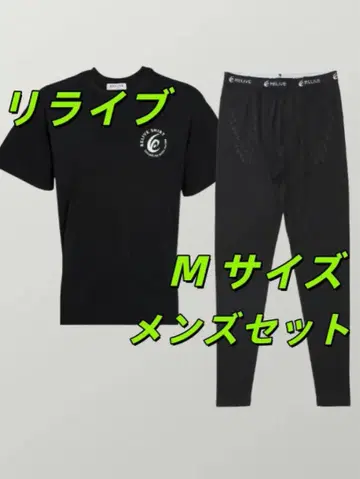리라이브 남성용 프리미엄 셔츠 스패츠 세트 M 사이즈 F2