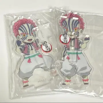 귀멸의 칼날 ufotable 연결 아크릴 스탠드 아카자 좌우 세트