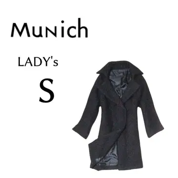 여성용 S 사이즈 Munich 뮤닉 코트 블랙 컬러