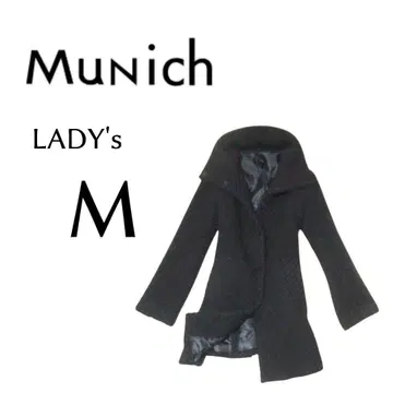 여성용 M 사이즈 Munich 뮤닉 코트 블랙 컬러