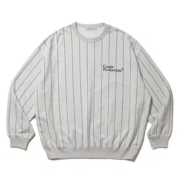 ALLOVER PRINT OPEN END YARN SWEAT CREW