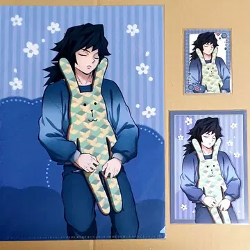 토미오카 기유 크라프트홀릭 카드 클리어 파일 엽서 귀멸의 칼날