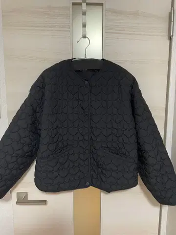ZARA 하트 퀼팅 자켓
