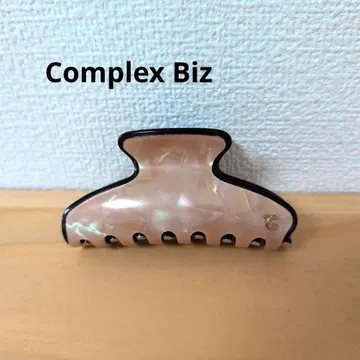 Complex Biz 핑크 쉘 헤어 클립 헤어 액세서리 acca