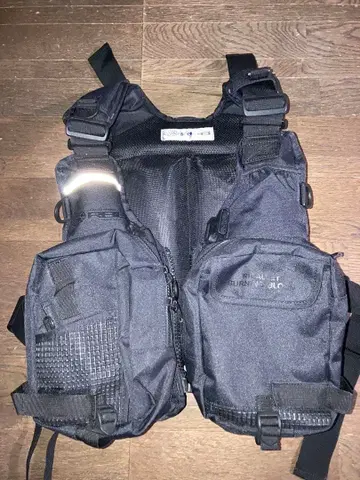 RBB 블랙 낚시 구명 조끼