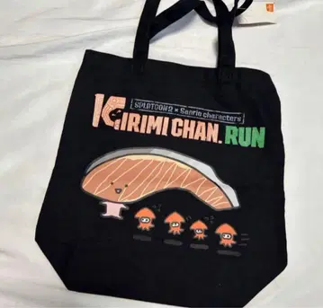 새상품 레어 스프라툰 x 산리오 KIRIMI짱 토트백