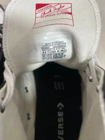 CONVERSE Chuck Taylor 하이컷 스니커즈 28cm