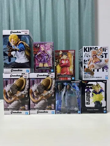 원피스 드래곤볼 프라이스 피규어 묶음 판매 8세트