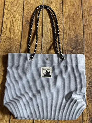 카페 베로체 겨울의 블랙 고양이 해피백 2026 코듀로이 백 블루