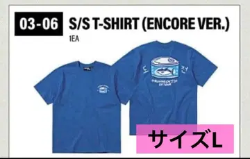 BTS 진 RUNSEOKJIN 앙콘 티셔츠 참치 츠나 L 사이즈