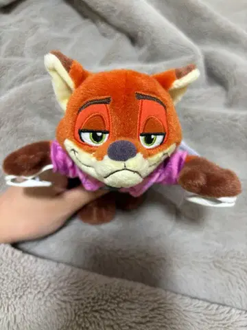 디즈니 주토피아 어깨 봉제 인형 닉