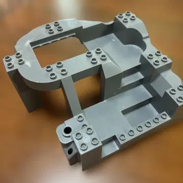 LEGO 듀플로 그레이 블록 베이스 공사장