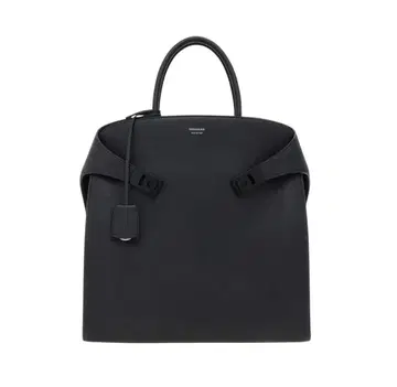 새상품급 페라가모 하그토트 Hug 남성용 ferragamo 올 블랙