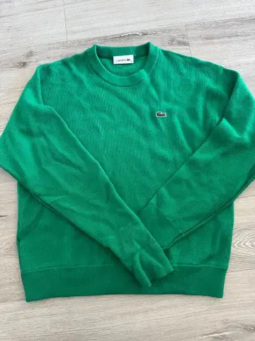 Lacoste 그린 크루넥 스웨터