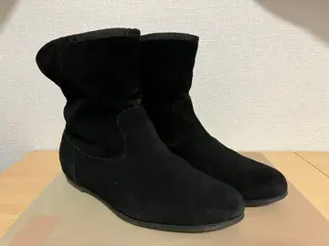 히미코 HIMIKO 2way 퍼 부츠 23.5cm 블랙