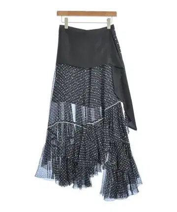 사카이 롱 맥시 길이 스커트 여성용