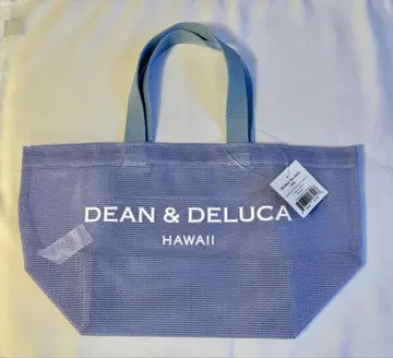 택 포함 새상품 DEAN&DELUCA HAWAII 메쉬 토트백 블루