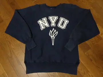 자수 택 / 빈티지 / 90s / 챔피온 / 맨투맨 / NYU / 뉴욕