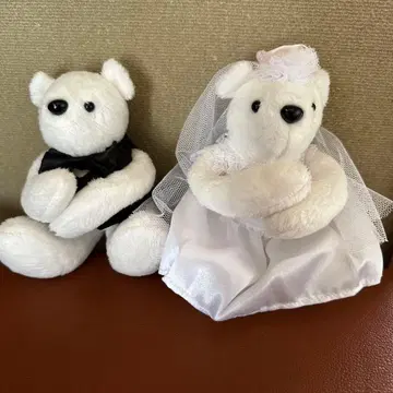 곰 봉제 인형 페어