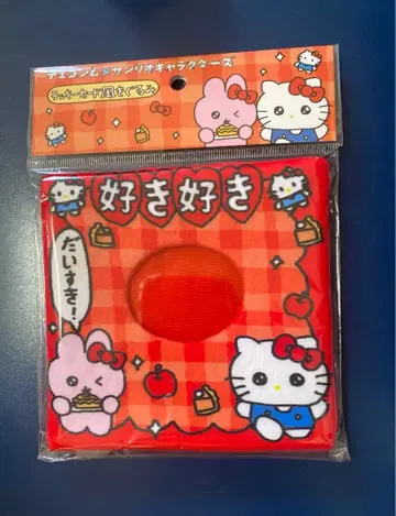 최고심 산리오 콜라보 럭키 카드풍 인형옷 우사고심 헬로키티