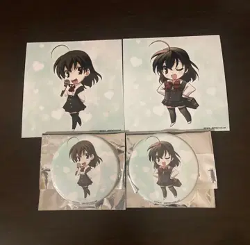 사이온지 세카이 School Days 캔뱃지 브로마이드 세트