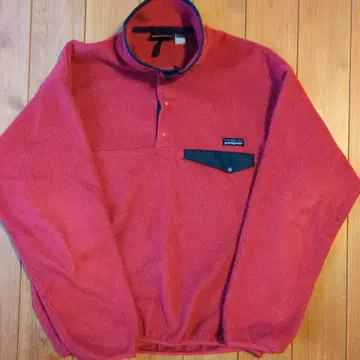 레어 눈 없음 택 patagonia 스냅t 레드