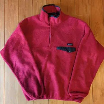 레어 눈 없음 택 patagonia 스냅t 레드