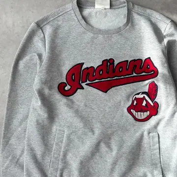 15577 MLB 인디언즈 파일 로고 맨투맨